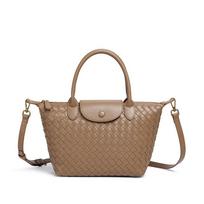 Spring And Summer Hand-Woven Shoulder Bag Messenger Bag Handbag Original Dumpling Bag Fashion Bag 23*12*18 ruda