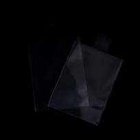 100Pcs Pull Tab Sleeves For Card Savers Semi-Rigid Game Card Holders With Ears More Convenient Card Pickup A