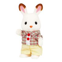 Sylvanian Families Doll Rabbit Family Chocolate Rabbit ST Mark Certified Ages Toy Dollhouse Sylvanian Families Epoch [Chocolate - Boy] U-63 3+ Co.,