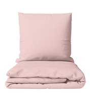 Premium satino patalynės komplektas „Classic pink“ (200x220 cm)