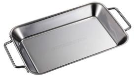 CAPTAIN STAG Iron Plate Grill Plate Stainless Steel B6 Size Height 18cm x Width 12.8cm x Thickness 2cm