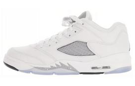 Air Jordan 5 Low 'White Wolf Grey' Gs 819172-122 36.5