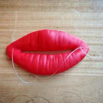 Prank Items Lips Props Funny Sausage Mouth Decor Funny Facial Cover  Bachelorette Parties raudona