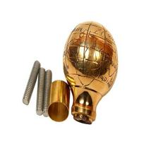 „Globe Head“ žalvarinė rankena Viktorijos laikų medinė lazda, ideali dovana unisex