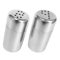 Premium 410 Stainless Steel Salt And Pepper Containers Easy Refill Design Modern Kitchen Tools For Home Chef