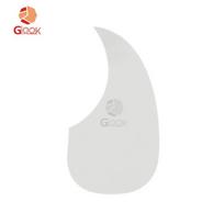 Wooden Pickguard for 40/41 Inch Acoustic Guitar, Comma/Teardrop Shape skaidri
