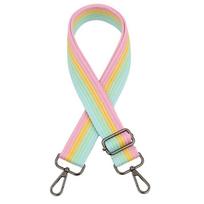 Adjustable Bag Strap Colorful Sling Belt with Metal Buckle Lengthened Shoulder Bag Replacement Strap for Women Girls beige