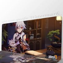 Arlecchino Anime G-Genshin Impact Mousepad Non-slip Suitable For Office Computers Laptops E-sports Game Desk Mats XXL Keyboard LockEdge700x300x2mm