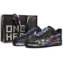 Nike Air Force 1 Atsparūs trinčiai Atsparūs trinčiai Žemi Kateboardo Batai Unisex Juodi CW2288-001(Komanda400-) 36 black