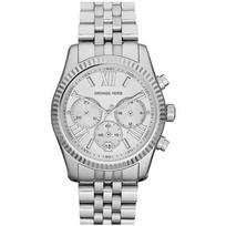 Michael Kors MK5555 Vintage Classic Lexington Chronograph Moteriškas laikrodis 38mm sidabras