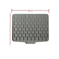 1PC countertop slope silicone drain pad kitchen anti-scalding and heat insulation pot pad thickened countertop pad non-slip cutting board fixing pad