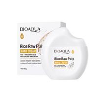 Travel Size Rice Raw Serum Hand Cream 60g - Deep Moisturizing, Skin Texture Improving, Daily Hydrating Care for Dry Rough Hands white
