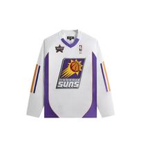 KITH X NBA T Shirts Men's White V Neck Moderate KHM035002-101 XL