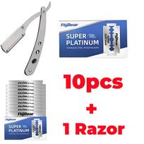 10/100pcs Premium Stainless Steel Razor Blades Double Edge Sharp Razors for All Skin Type for Shaves Beard Trimming Hair Removal