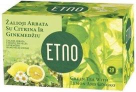 Etno žalioji arbata su citrina ir ginkmedžiu 40g (2gx20 vnt.)