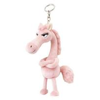 Pliušinis ponio lėlės raktų pakabukas Žirgo Metų pliušinis žaislas Rankų darbo minkštas kimštas krepšio pakabukas Kuprinės dekoracija Mielas dovana šeimai ir draugams rožinė