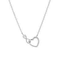Again Jewelry Vėl papuošalai Infinity Love Romantiški Sidabrinis karoliai AJNA0011