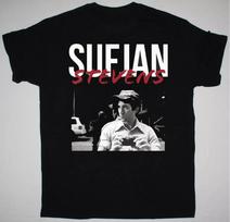 Sufjan Stevens Singer Gift For Fans Black  Full Size S-5XL SS330 Unisex T-Shirt M