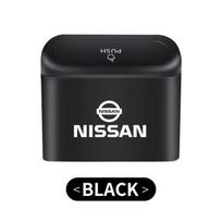 Pakabinamas automobilio šiukšliadėžės dėklas Transporto priemonės šiukšlių ir dulkių dėtuvė Nissan J10 X-Trail Qashqai Juke Leaf Micra NOTE Patrol Gadgets black