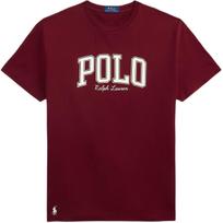 Polo Ralph Lauren Classic Fit Megztas T-shirt su logotipu Vyriški viršutiniai drabužiai Raudona 710981152-005 XL