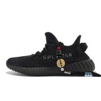 Adidas Originals Yeezy Boost 350 V2 Abrasion Resistant Low top Casual Shoes Unisex Black CP9652-2020(Team-)-Random packaging bags 36