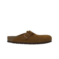 Birkenstock Boston Soft Footbed Suede Mink Unisex Sneakers Tan 1009542 41