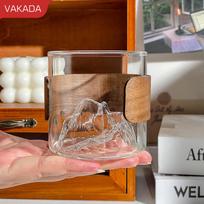VAKADA Mountain View Glass Whiskey and Beverage Cup