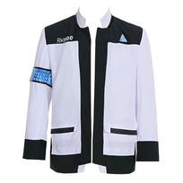 Detroit Become Human Connor Rk900 Striukės Uniforma Cosplay Kostiumas Pilnas Rinkinys Su Išskirtiniu Meistriškumu Ir Kvėpuojančiu Komfortu Coat(Shirt,Pants,Tie Not Include),XL white