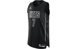 Jordan X NBA Brooklyn Basketball Jersey Men's Black DQ0140-011 XL