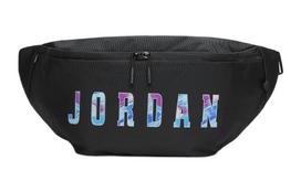 Jordan Polyester Fanny Pack Crossbody Bag Regular Unisex Black FB2396-010