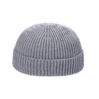Polar Bear Bonnet  Hat Korean Style Beanie Hats Men Docker Cap Knitted Brimless Hat Women Skullcap pilka