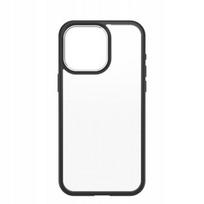 „OtterBox React“ dėklas, „Apple iPhone 15 Pro“, skaidrus/juodas
