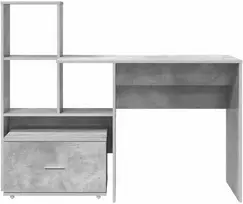 Stalas Betono pilka Apdirbta mediena 131,5 x 50 x 106,5 cm