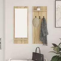 Prikabinamas paltas Sieninis Sonoma ąžuolas 70 x 10 x 90 cm