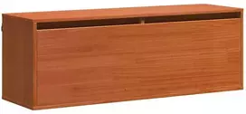 Sieninė spintelė su lentyna Vaško ruda 100 x 30 x 35 cm