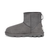 UGG Essential Mini Classic Plush Snow Boots Women boots Charcoal 1115030-CHRC 36 gray