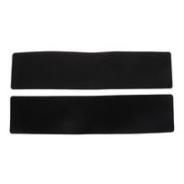 2Pcs/Set Adhesive License Plate Holder Frameless Black Weather-Proof Number Plate Holder For Vehicles/Car/Suv Accessories