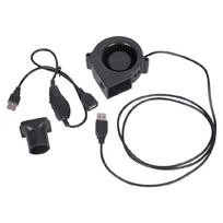 Blower Fan with Speed Controller Air Duct 2500RPM for BBQ Grill Fire-Stove 1