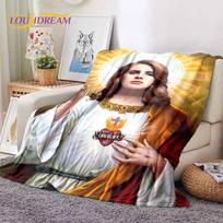 Fashion Lana Del Rey Singer Lizzy Grant Soft Flannel Blanket,Throw Blanket Comfortable Blanket for Picnic Beds Sofa Home Bedroom 75x90cm
