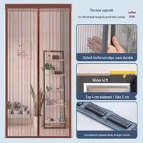 Magnetic Anti-Mosquito Velcro Door Curtain for Living Room Partition 85x205 cm