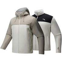 Anta Waterproof, Windproof, Breathable, And Abrasion Resistant Windbreaker Jacket Men's Wheat Grain Gray/Oak Khaki 952447612-1 M