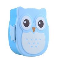 Lunch Food Container Portable Bento Box Lunch Box for Kids Lunch Box Owl Shaped Container with Partitions | Breakfast Boxes (Blue)