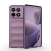 Skirta Xiaomi Poco F6 Pro dėklas Skirta Xiaomi Poco F6 F6 Pro dangtelis Odai draugiškas Silikoninis Prabangus TPU Smūgiams atsparus Apsauginis telefono dėklas Poco F6 Pro violetinė