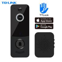 Tolink TTlock APP Intercom Ring Doorbell WiFi OLED Screen Battery Powered Motion Smart Wireless Night Vision Video Door Phone juoda