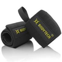 Body Tech Wrist Wrap Black Weight Training Wrist Fixation (Set free size juoda