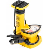Panaracer Bicycle Inflator Foot Pump [Compatible with all valves] Includes geltona
