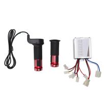 Brushed DC Motor Speed Controller 24V 350W With Throttle Grip Set for Scooters Electric Bikes