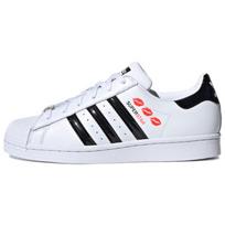 Adidas Originals Superstar sintetinės odos ilgaamžiai žemakulniai sportbačiai moterims, balti FY0258 38⅔ white