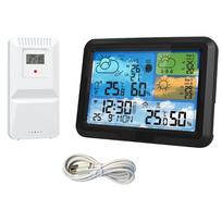 WiFi Connect Weather Stations Digital Thermometers Hygrometer Weather Clock Calendar Atmospheric Pressure Monitor Device 1