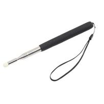 1m Pointer Pen Nib Touch Screen Telescopic Felt Hand Lanyard Stainless Steel Teacher 1M juoda